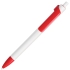 FORTE, ручка шариковая, белый/красный, пластик, белый, красный, пластик