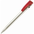 KIKI SAT, ручка шариковая, красный/серебристый, пластик, красный, серебристый, пластик