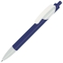 TRIS, ручка шариковая, ярко-синий/белый, пластик, ярко-синий, белый, пластик