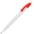 N1, ручка шариковая, красный/белый, пластик, белый, красный, пластик