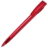 KIKI LX, ручка шариковая, прозрачный красный, пластик, красный, пластик