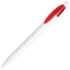 X-1, ручка шариковая, красный/белый, пластик, белый, красный, пластик