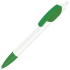 TRIS, ручка шариковая, ярко-зеленый/белый, пластик, белый, ярко-зеленый, пластик