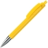 TRIS CHROME, ручка шариковая, желтый/хром, пластик, желтый, серебристый, пластик