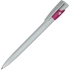 KIKI ECOLINE, ручка шариковая, серый/розовый, экопластик, серый, розовый, пластик EcoLine