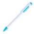 Ручка шариковая MAVA, белый, бирюзовый, пластик