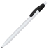N1, ручка шариковая, черный/белый, пластик, белый, черный, пластик