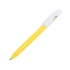 Ручка шариковая LEVEL, пластик, желтый, белый, пластик