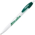 X-1, ручка шариковая, зеленый/белый, пластик, белый, зеленый, пластик