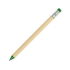 Ручка шариковая N12, зеленый, рециклированный картон, пластик, металл