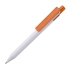 Ручка шариковая Zen, белый/оранжевый, пластик, оранжевый, белый, пластик