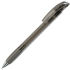 NOVE LX, ручка шариковая с грипом, прозрачный серый/хром, пластик, серый, серебристый, пластик, прорезиненная поверхность