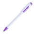 Ручка шариковая MAVA, белый, фиолетовый, пластик