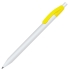 N1, ручка шариковая, желтый/белый, пластик, желтый, белый, пластик