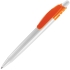 X-8, ручка шариковая, оранжевый/белый, пластик, белый, оранжевый, пластик