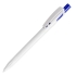 Ручка шариковая TWIN WHITE, белый/синий, пластик, белый, синий, пластик