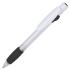 ALLEGRA SWING, ручка шариковая, черный, белый, пластик, прорезиненная поверхность