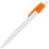 N2, ручка шариковая, оранжевый/белый, пластик, белый, оранжевый, пластик