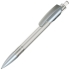 TRIS LX SAT, ручка шариковая, прозрачный белый/серебристый, пластик, прозрачный белый, серебристый, пластик