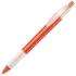 X-1 FROST GRIP, ручка шариковая, фростированный оранжевый/белый, пластик, оранжевый, белый, пластик, прорезиненная поверхность