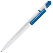 MIR, ручка шариковая, синий/белый, пластик