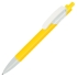 Ручка шариковая TRIS, желтый/белый, пластик, желтый, белый, пластик