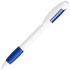 X-5, ручка шариковая, синий классик/белый, пластик, белый, синий, пластик, прорезиненная поверхность