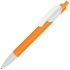 TRIS, ручка шариковая, оранжевый/белый, пластик, оранжевый, белый, пластик