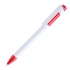 Ручка шариковая MAVA, белый, красный, пластик