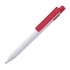 Ручка шариковая Zen, белый/красный, пластик, красный, белый, пластик