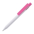 Ручка шариковая Zen, белый/светло-розовый, пластик, светло-розовый, белый, пластик