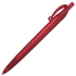 JOCKER, ручка шариковая, фростированный красный, пластик, красный, пластик