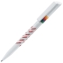GRIFFE ARCOBALENO, ручка шариковая, разноцветные колечки, белый, пластик