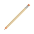 Ручка шариковая N12, оранжевый, рециклированный картон, пластик, металл