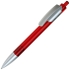 TRIS LX SAT, ручка шариковаязрачный красный/серебристый, пластик, красный, серебристый, пластик