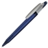 OTTO FROST SAT, ручка шариковая, фростированный синий/серебристый клип, пластик, синий, серебристый, пластик