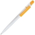 MIR, ручка шариковая, желтый/белый, пластик, белый, желтый, пластик