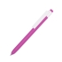 Ручка шариковая RETRO, пластик, розовый, белый, пластик
