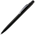 MIR, ручка шариковая с серебристым клипом, черный, пластик/металл, черный, серебристый, пластик, метал