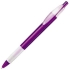 Ручка шариковая с грипом X-1 FROST GRIP, фиолетовый, белый, пластик, прорезиненная поверхность