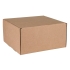 Коробка подарочная BOX, коричневый, картон