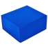 Упаковка подарочная, коробка складная, синий, картон кашированный