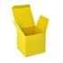 Коробка подарочная CUBE, желтый, картон