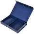 Коробка подарочная складная,  темно-синий,  16*24*4  см, темно-синий, картон кашированный