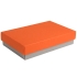 Коробка подарочная CRAFT BOX, серый, оранжевый, картон