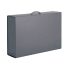 Коробка складная подарочная, 37x25x10cm, кашированный картон, серый, серый, кашированный картон