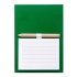 Магнит с листами для записи и карандашом YAKARI, зеленый, пластик, бумага, дерево