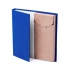 Набор LUMAR: листы для записи (60шт) и цветные карандаши (6шт), синий, картон, бумага, дерево