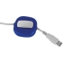 Катушка для USB-кабеля с фиксатором длины, синий, пластик