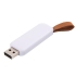 USB flash-карта STRAP (16Гб), белый, пластик